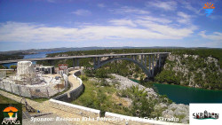 Skradin, řeka Krka, most A1