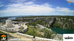 Skradin, řeka Krka, most A1