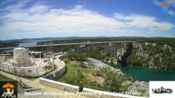 Skradin, řeka Krka, most A1