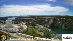 Skradin, řeka Krka, most A1