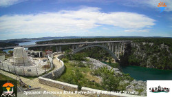 Skradin, řeka Krka, most A1