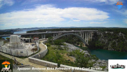 Skradin, řeka Krka, most A1