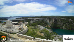 Skradin, řeka Krka, most A1