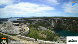 Skradin, řeka Krka, most A1