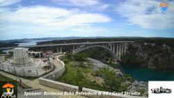 Skradin, řeka Krka, most A1