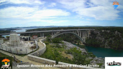 Skradin, řeka Krka, most A1
