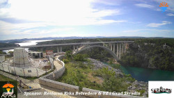 Skradin, řeka Krka, most A1