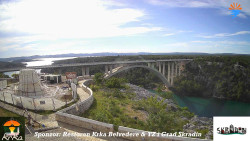 Skradin, řeka Krka, most A1