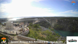 Skradin, řeka Krka, most A1