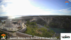 Skradin, řeka Krka, most A1