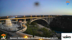 Skradin, řeka Krka, most A1