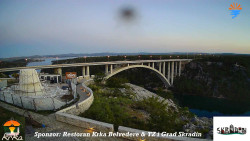 Skradin, řeka Krka, most A1