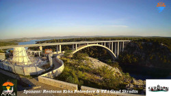 Skradin, řeka Krka, most A1