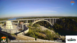 Skradin, řeka Krka, most A1