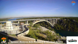 Skradin, řeka Krka, most A1