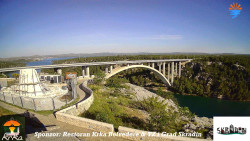 Skradin, řeka Krka, most A1
