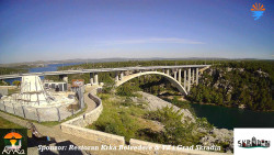 Skradin, řeka Krka, most A1