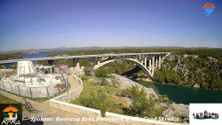 Skradin, řeka Krka, most A1