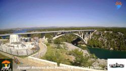 Skradin, řeka Krka, most A1