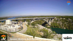 Skradin, řeka Krka, most A1