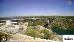 Skradin, řeka Krka, most A1