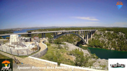 Skradin, řeka Krka, most A1