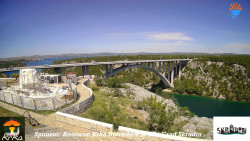 Skradin, řeka Krka, most A1