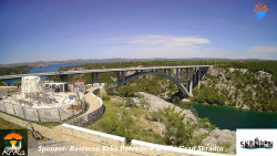 Skradin, řeka Krka, most A1
