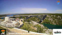 Skradin, řeka Krka, most A1