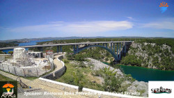 Skradin, řeka Krka, most A1