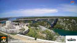 Skradin, řeka Krka, most A1