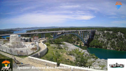 Skradin, řeka Krka, most A1