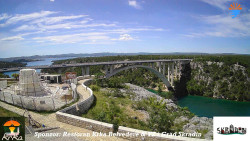 Skradin, řeka Krka, most A1