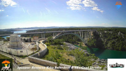 Skradin, řeka Krka, most A1