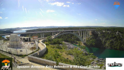 Skradin, řeka Krka, most A1