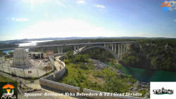 Skradin, řeka Krka, most A1