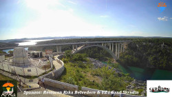 Skradin, řeka Krka, most A1