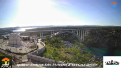 Skradin, řeka Krka, most A1