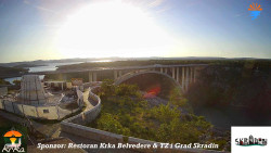 Skradin, řeka Krka, most A1
