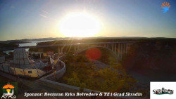 Skradin, řeka Krka, most A1
