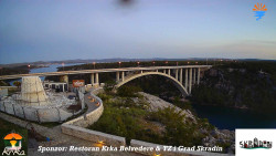 Skradin, řeka Krka, most A1