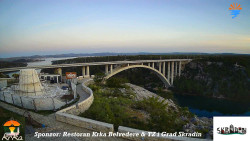 Skradin, řeka Krka, most A1
