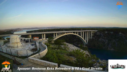 Skradin, řeka Krka, most A1