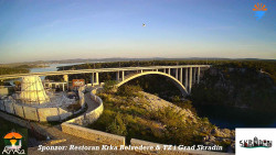 Skradin, řeka Krka, most A1