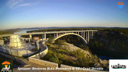 Skradin, řeka Krka, most A1
