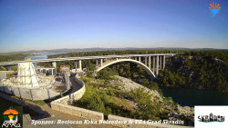 Skradin, řeka Krka, most A1