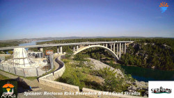 Skradin, řeka Krka, most A1