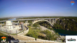 Skradin, řeka Krka, most A1