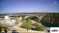 Skradin, řeka Krka, most A1