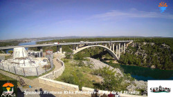 Skradin, řeka Krka, most A1